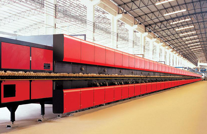 Ceramic kiln line