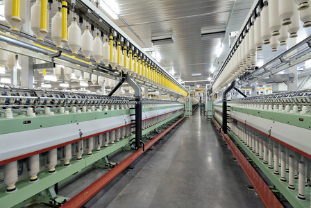 Textile spinning workshop